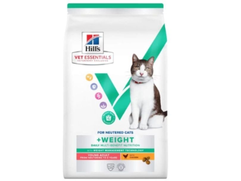 Hill’s Vet Essentials Multi-Benefit Weight Young Adult Cat Dry Food 1.5kg