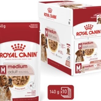 Size Health Nutrition Medium Adult Wet Food Pouches 10 x 140g