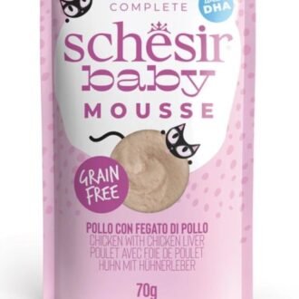 Schesir Baby Cat – Chicken with Liver Mousse in Pouch 1 x 70g