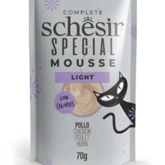 Schesir Baby Cat Can Multipack Mousse and Shreds in Chicken & Salmon 55g x 3 Cans